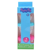 Ensemble (3) Contenants Peppa Pig