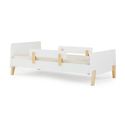 Fun Twin Bed - White/Natural (2 Boxes)