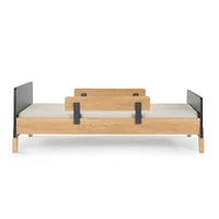 Fun Twin Bed - Graphite/Red Oak (2 Boxes)