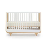 Couchette convertible 3 en 1 Jolly - Blanc/Naturel