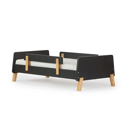 Muse Toddler Bed - Graphite/Natural