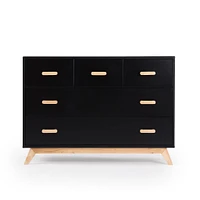 Soho 5-Drawer Dresser - Black / Natural