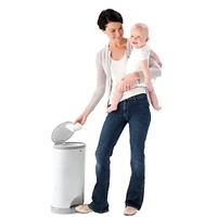 Diaper Pails Dekor Classic - White