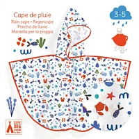 Rain Cape 3-5y / Ocean
