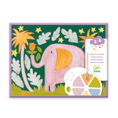 Palette painting - Wild one