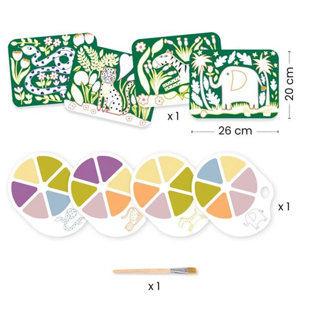 Palette painting - Wild one