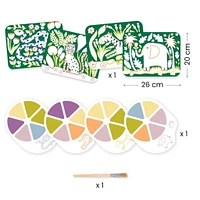 Palette painting - Wild one