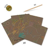 Cartes à gratter - Le règne des dinosaures