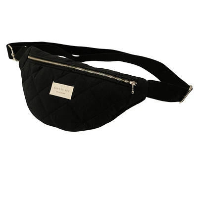Sac Banane Matelassé - Noir / Noir