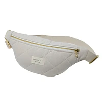 Sac Banane Matelassé - Crème