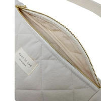 Sac Banane Matelassé - Crème