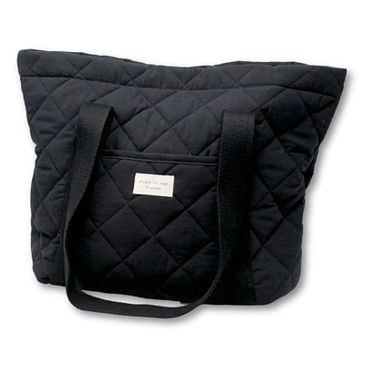 Quilt Tote bag - Black