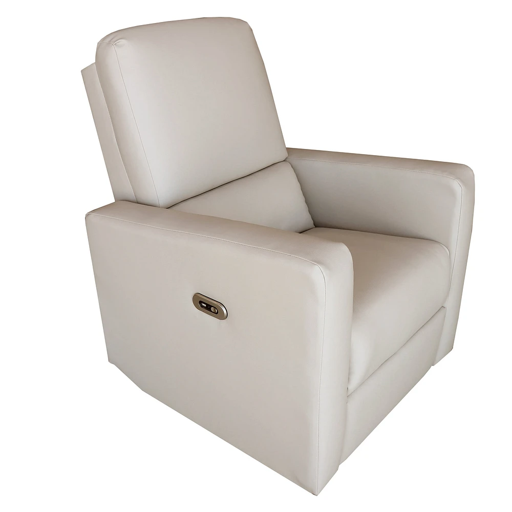 Electric Rocking and Swivel Armchair - Vinyl Tanner #20