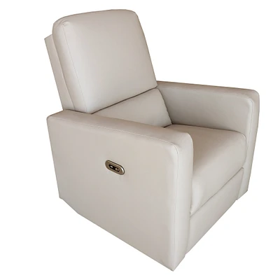 Electric Rocking and Swivel Armchair - Vinyl Tanner #20