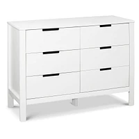 Commode 6 Tiroirs Colby - Blanc