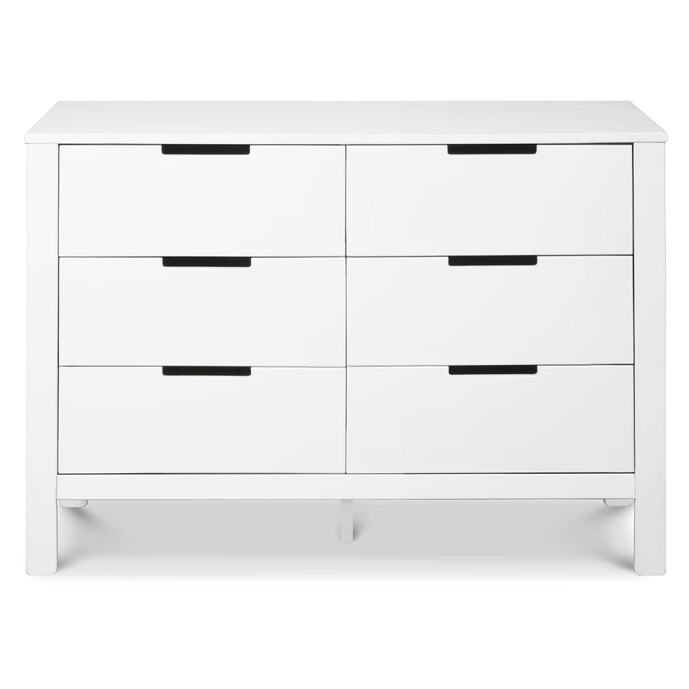 Commode 6 Tiroirs Colby - Blanc