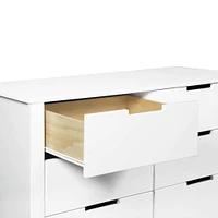 Commode 6 Tiroirs Colby - Blanc