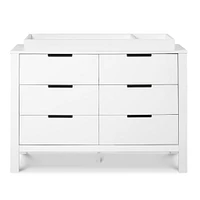 Commode 6 Tiroirs Colby - Blanc