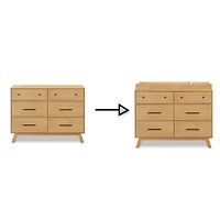 Otto 6-Drawer Dresser - Honey