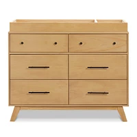 Otto 6-Drawer Dresser - Honey