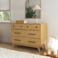 Otto 6-Drawer Dresser - Honey