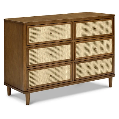 6 drawers chest walnut Marin