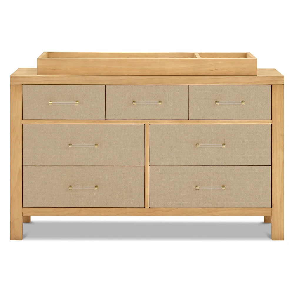 Commode 7 Tiroirs Eloise - Miel et Tissu Eco-Weave