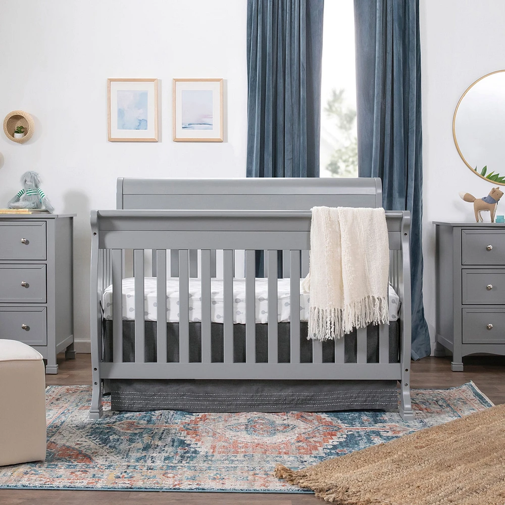 Kalani 4-in-1 Convertible Crib - Grey