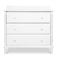 Jenny Lind Spindle 3-Drawer Dresser - White
