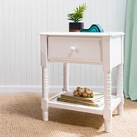 Jenny Lind Spindle Nightstand - White