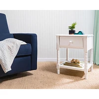 Jenny Lind Spindle Nightstand - White