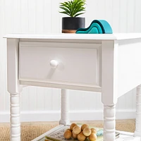 Jenny Lind Spindle Nightstand - White