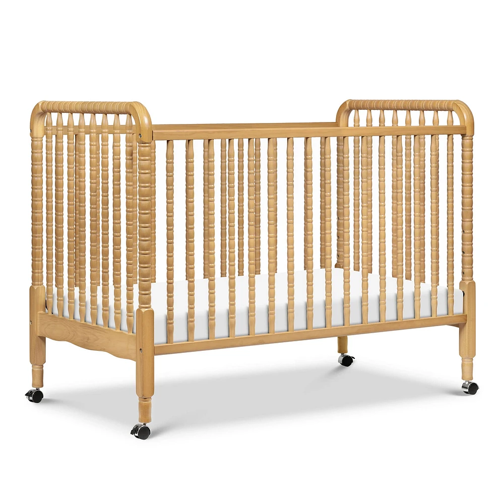 Jenny Lind Stationary Crib - Honey
