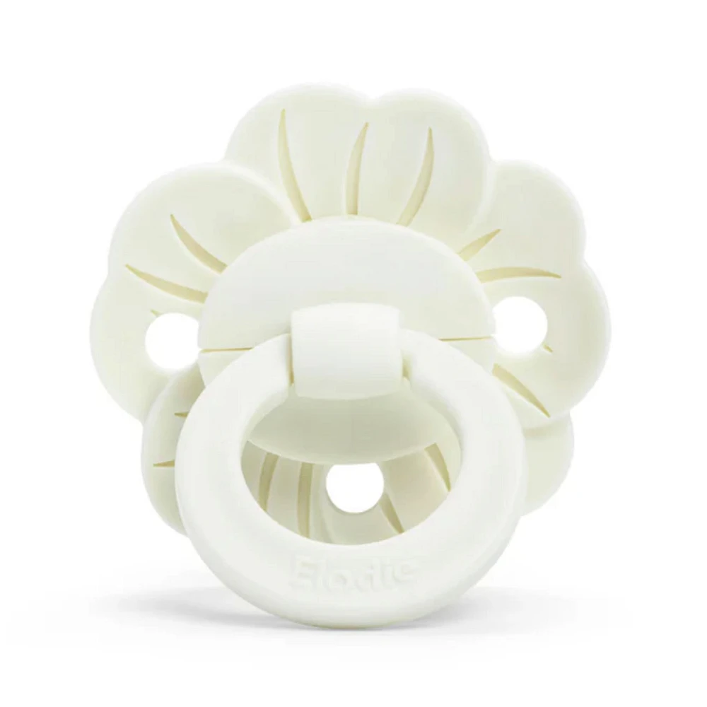 Binky Bloom Pacifier - Vanilla White