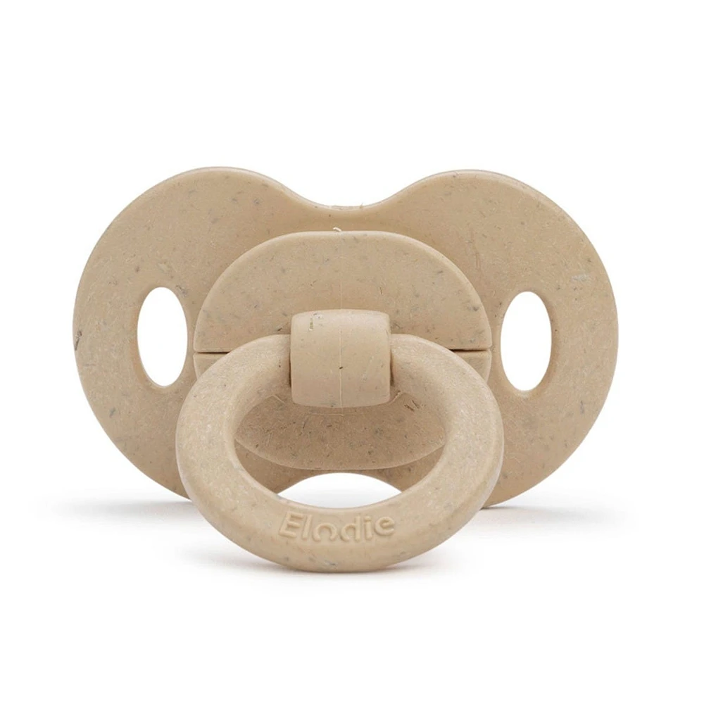 Bamboo Pacifier with Silicone 3m+ - Kaki