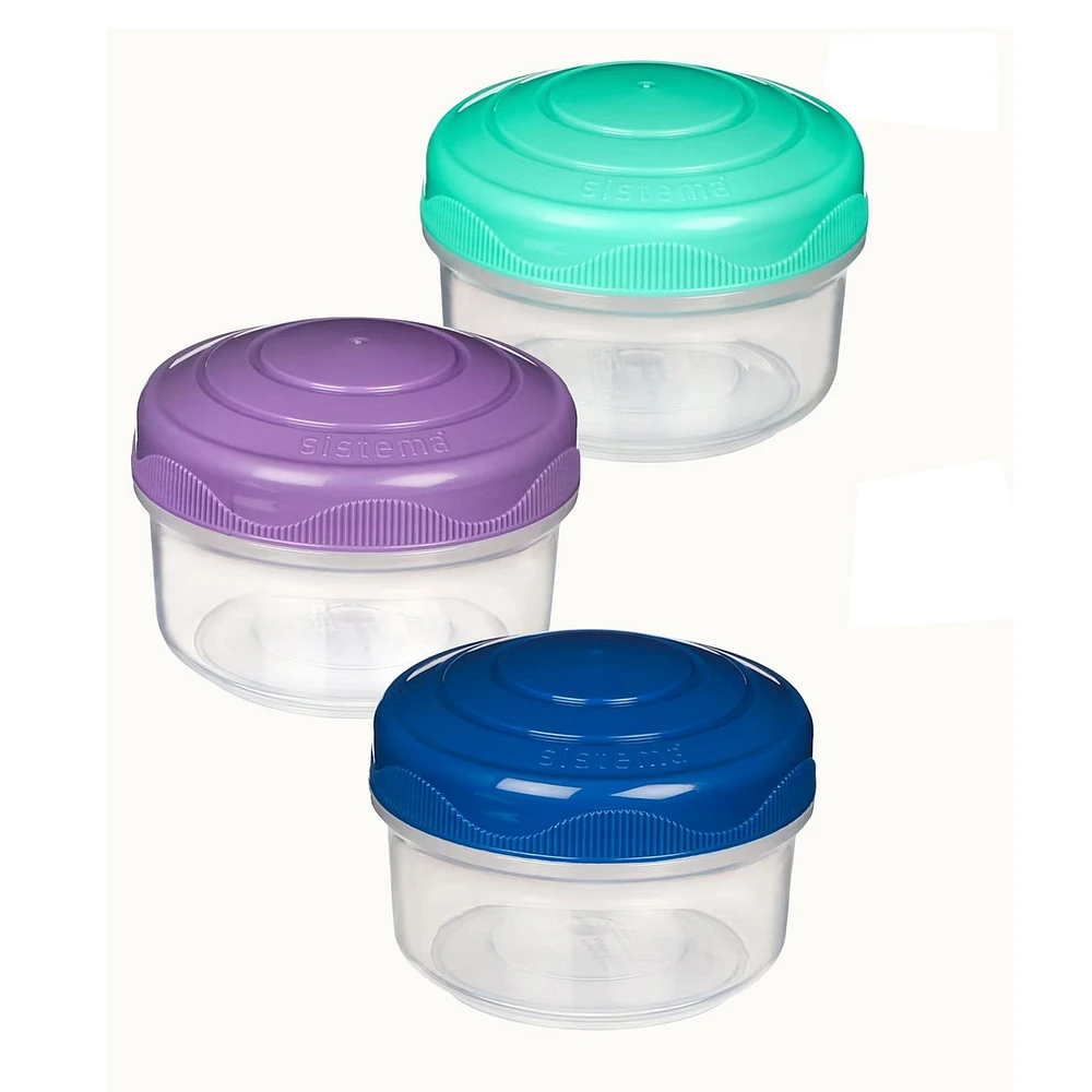 Ensemble 3 Mini Contenants 130ml