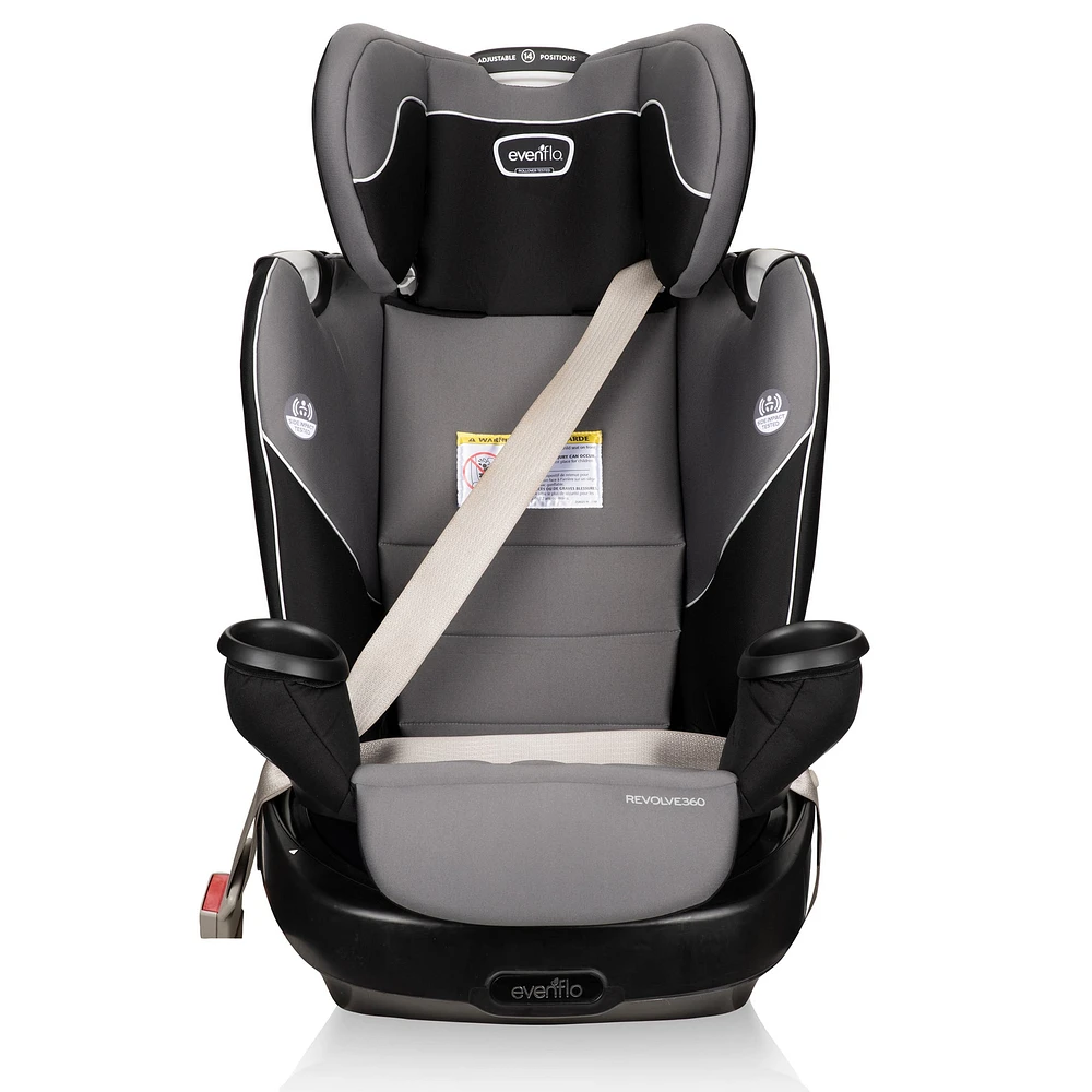 Revolve360 Rotational All-In-One Convertible Car Seat - Amherst Gray