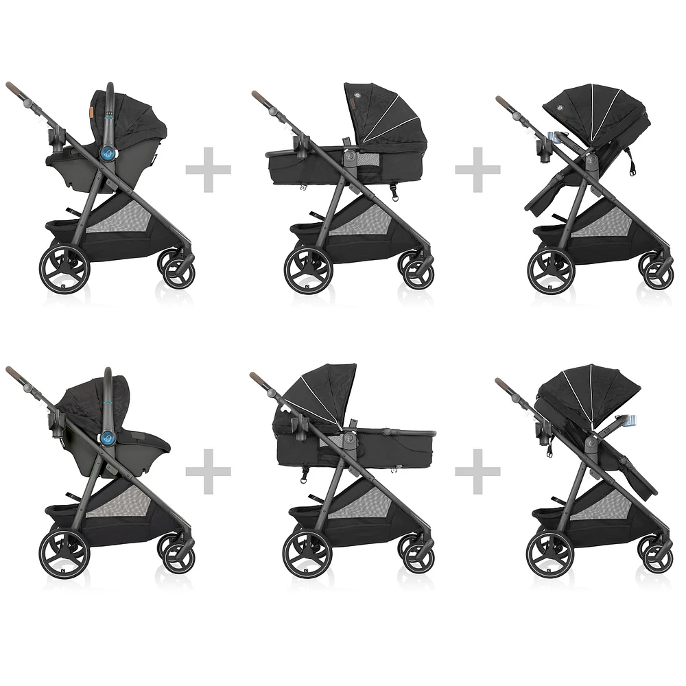 Système de Voyage Shyft Intuiti avec Siège d’Auto Revolve 180 Litemax NXT - Noir Dubhan