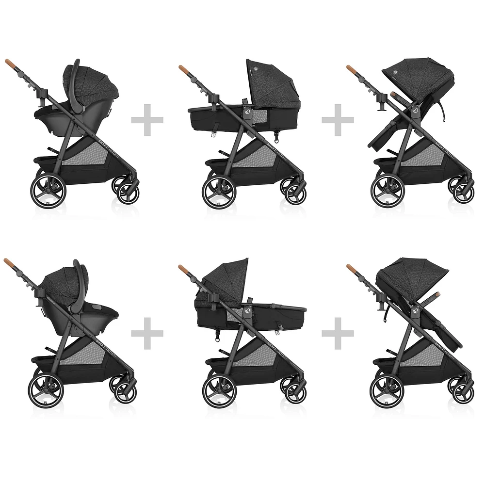 Système de Voyage Shyft Intuiti avec siège d’auto Revolve 180 Litemax NXT - Noir