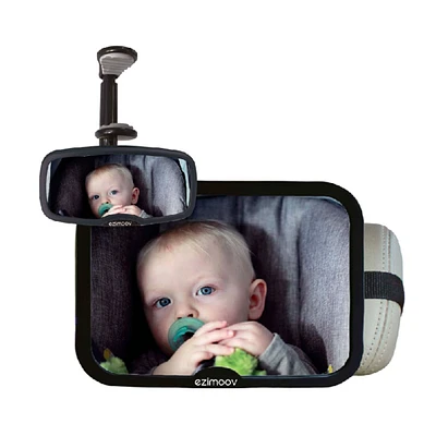 Rear-view mirror + Car seat mirror