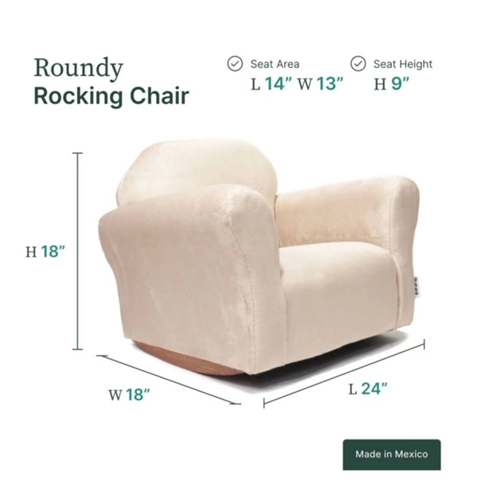 Fauteuil Berçant Roundy pour Enfant - Beige