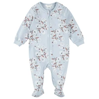 Hydrangea Print Sleeper 0-12m