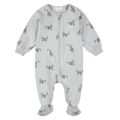 Raccoon Pajamas 0-12m