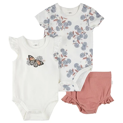 Monarchs 3 Pieces Bodysuit Set 0-24m