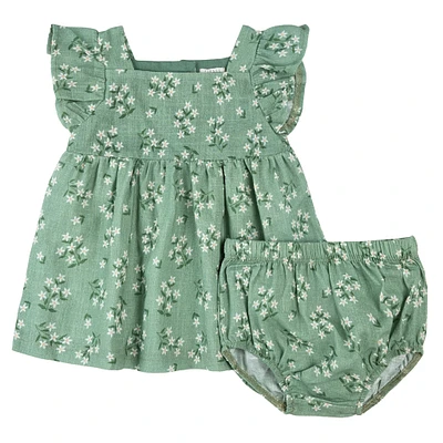 Flowers Dress Set 3-24m
