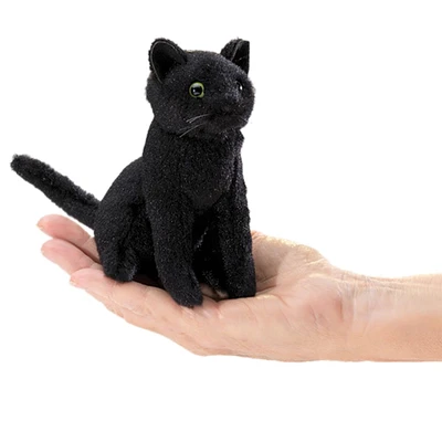 Marionnette de Doigt - Mini Chat Noir