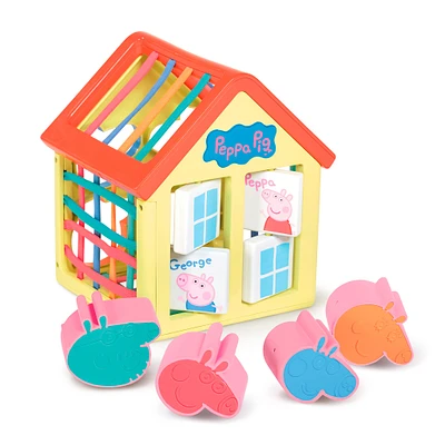 Toomies Peppa’s Activity House - Activity Center with Shape Sorting and Color Matching Games
