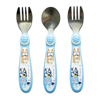 Bluey Toddler Forks and Spoon Set 3-pack