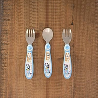 Bluey Toddler Forks and Spoon Set 3-pack