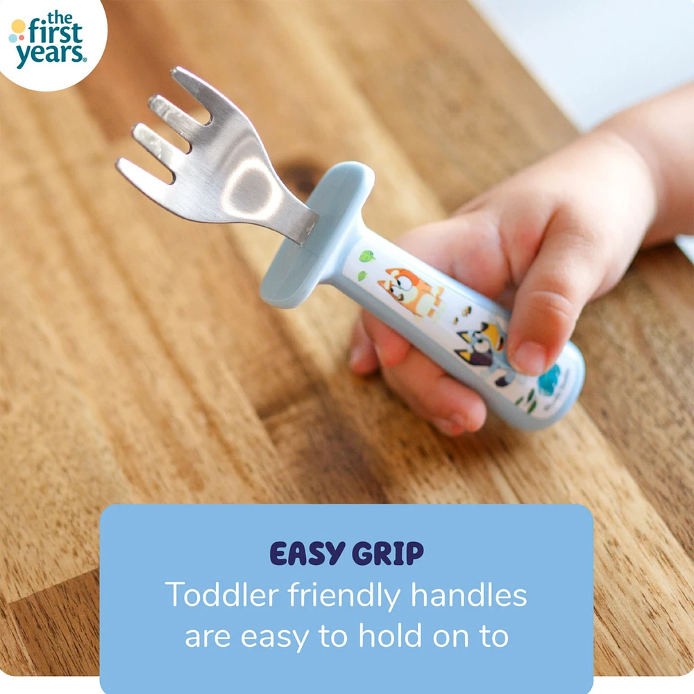Bluey Fork And Spoon Set  with Handle Guards